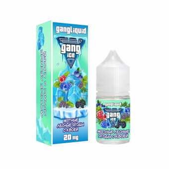 Жидкость GANG ICE SALT - Мятные Лесные Ягоды с Хвоей 30мл 20мг