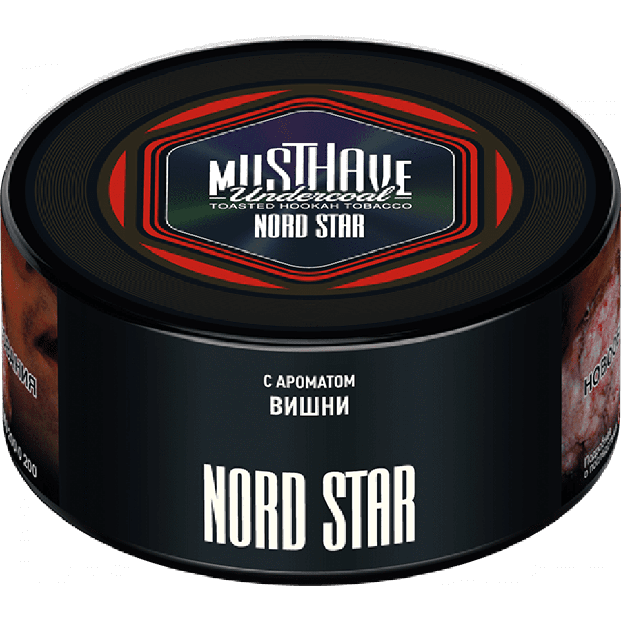 Фото и внешний вид — Табак для кальяна MUST HAVE 125гр - Nord Star (с ароматом Вишни)