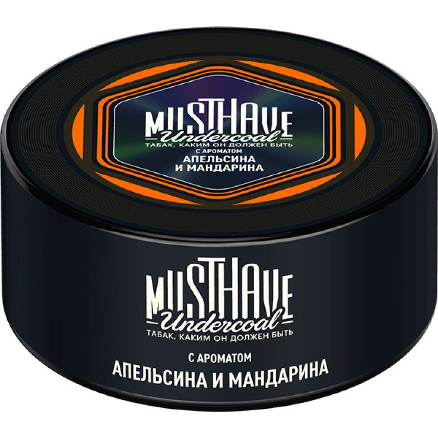 Фото и внешний вид — Табак для кальяна MUST HAVE 125г - с ароматом Апельсина и Мандарина