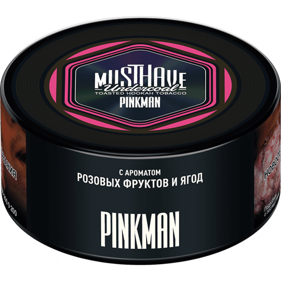 Фото и внешний вид — Табак для кальяна MUST HAVE 125гр - Pinkman (с ароматом розовых фруктов и ягод)