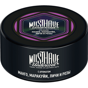 Табак для кальяна MUST HAVE 125г - с ароматом Манго, Маракуйи, Личи и Розы
