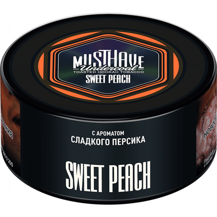 Фото и внешний вид — Табак для кальяна MUST HAVE 125гр - Sweet Peach (с ароматом Сладкого Персика)