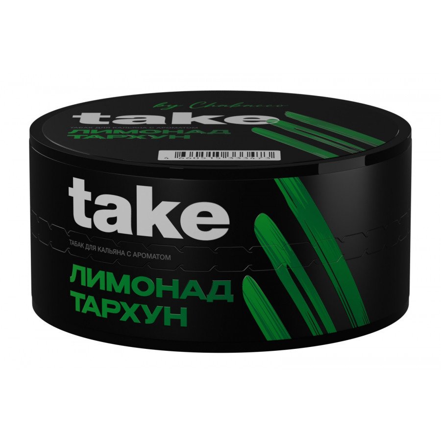 Фото и внешний вид — Табак для кальяна TAKE 25г - Estragon Lemonade (Лимонад Тархун)