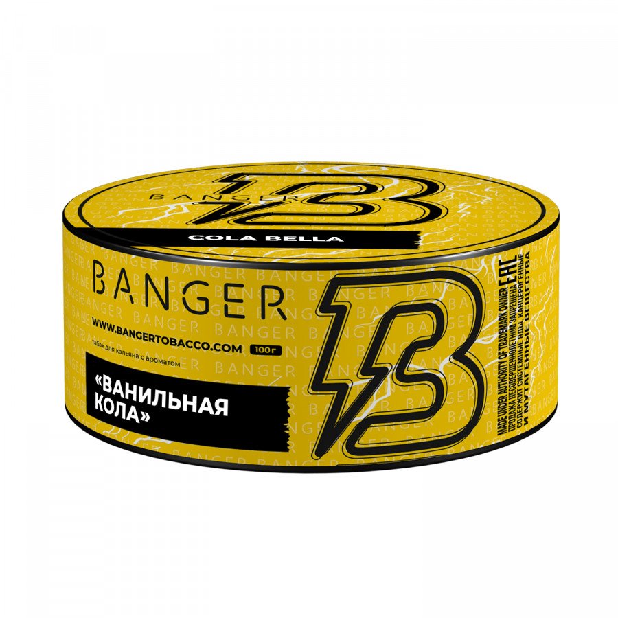 Фото и внешний вид — Табак для кальяна BANGER 100гр - Cola Bella (Кола Белла)