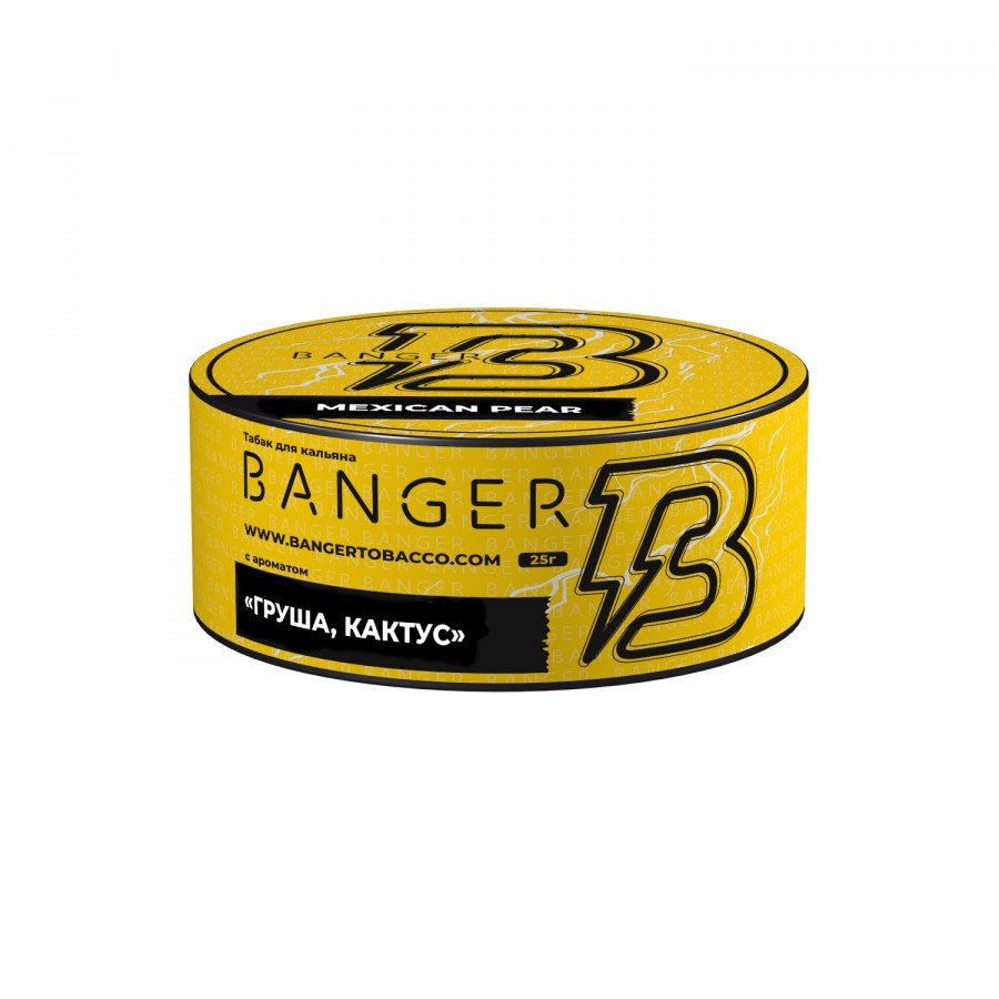 Фото и внешний вид — Табак для кальяна BANGER 25гр - Mexican Pear (Груша кактус)