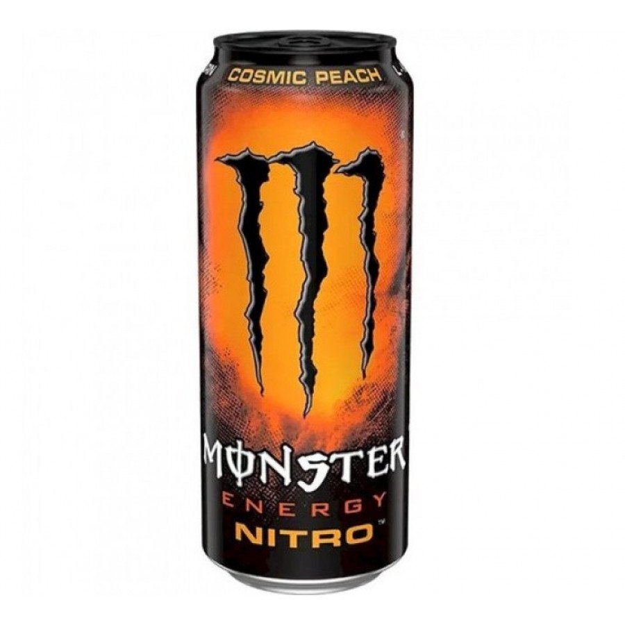 Фото и внешний вид — Энергетический напиток MONSTER ENERGY - Nitro Cosmic Peach 500мл