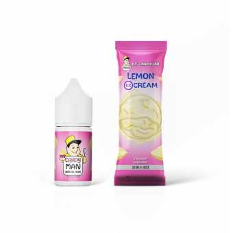 Жидкость CANDYMAN SALT - Lemon Ice Cream (Лимонное мороженое) 30мл strong