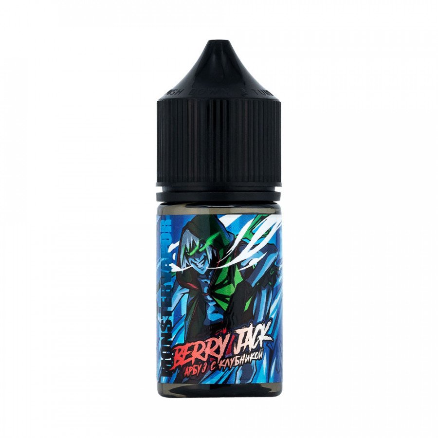 Фото и внешний вид — Жидкость MONSTERVAPOR SALT - Berry Jack (Арбуз с клубникой) 30мл 20мг