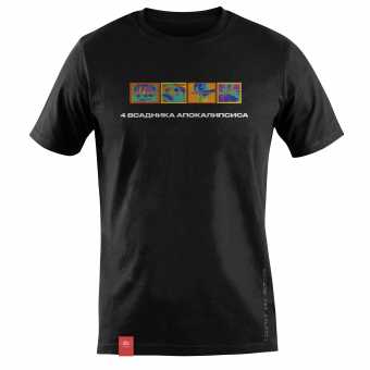 Футболка SMOKEMARKET "4 всадника апокалипсиса" XL (унисекс)