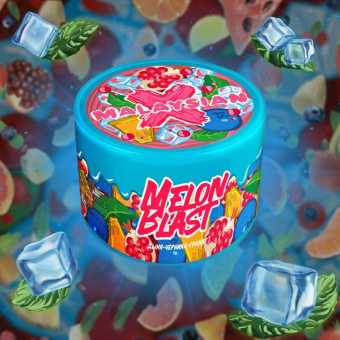 Смесь для кальяна MALAYSIAN X - Melon Blast (Дыня, черника, гранат) 50гр