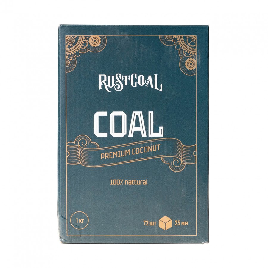 Фото и внешний вид — Уголь RUSTPUNK (1кг 25мм 72шт)