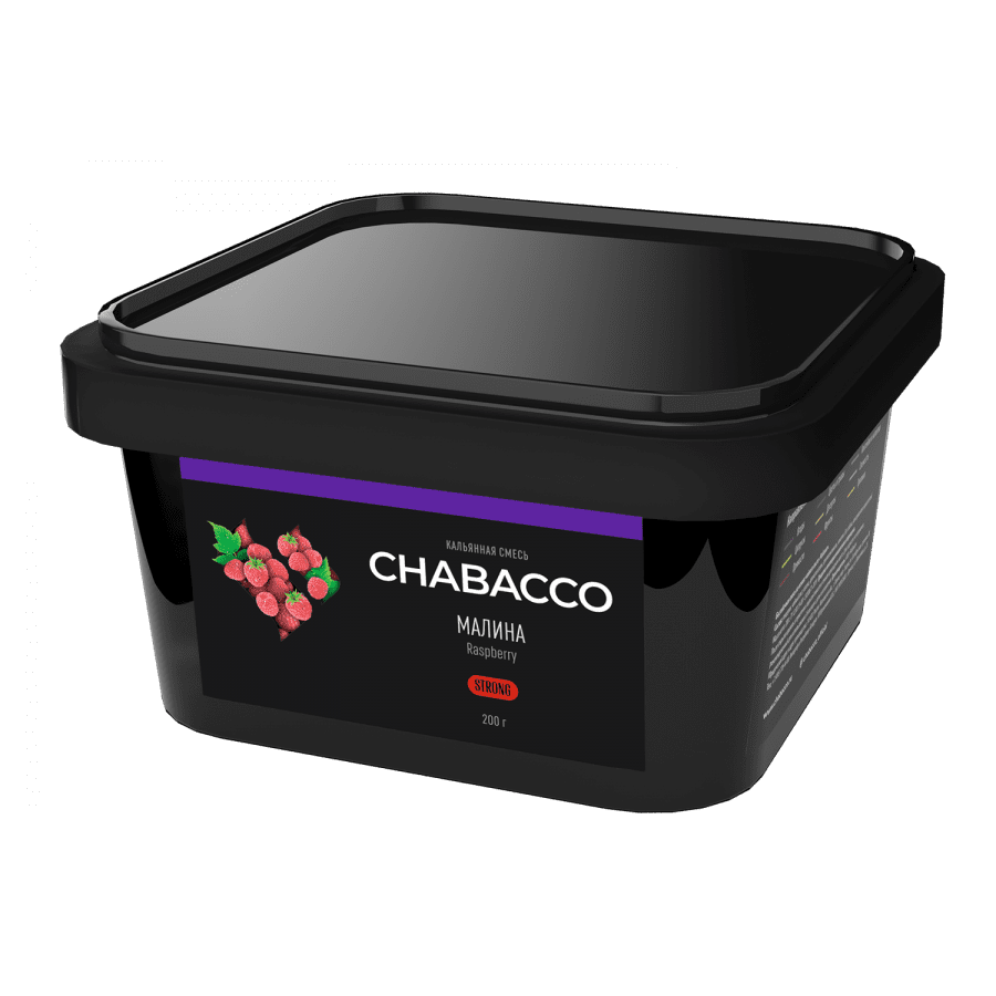 Фото и внешний вид — Смесь для кальяна Chabacco 200г strong - Raspberry (Малина)