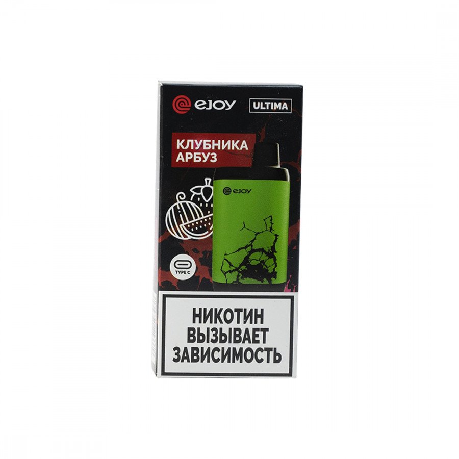 Фото и внешний вид — EJOY ULTIMA - Strawberry Watermelon (Клубника Арбуз)