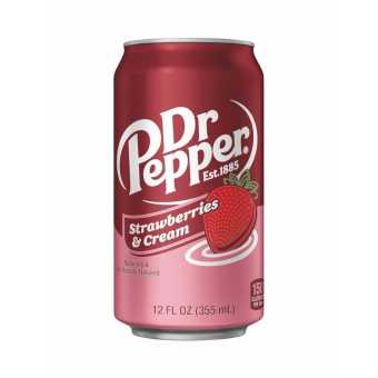 Dr. Pepper Strawberries&Cream (Др.Пеппер Клубничный Крем) 355мл