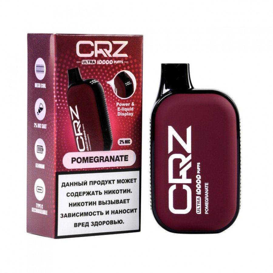 Фото и внешний вид — CRZ 10000 ULTRA - Гранат (Pomegranate)