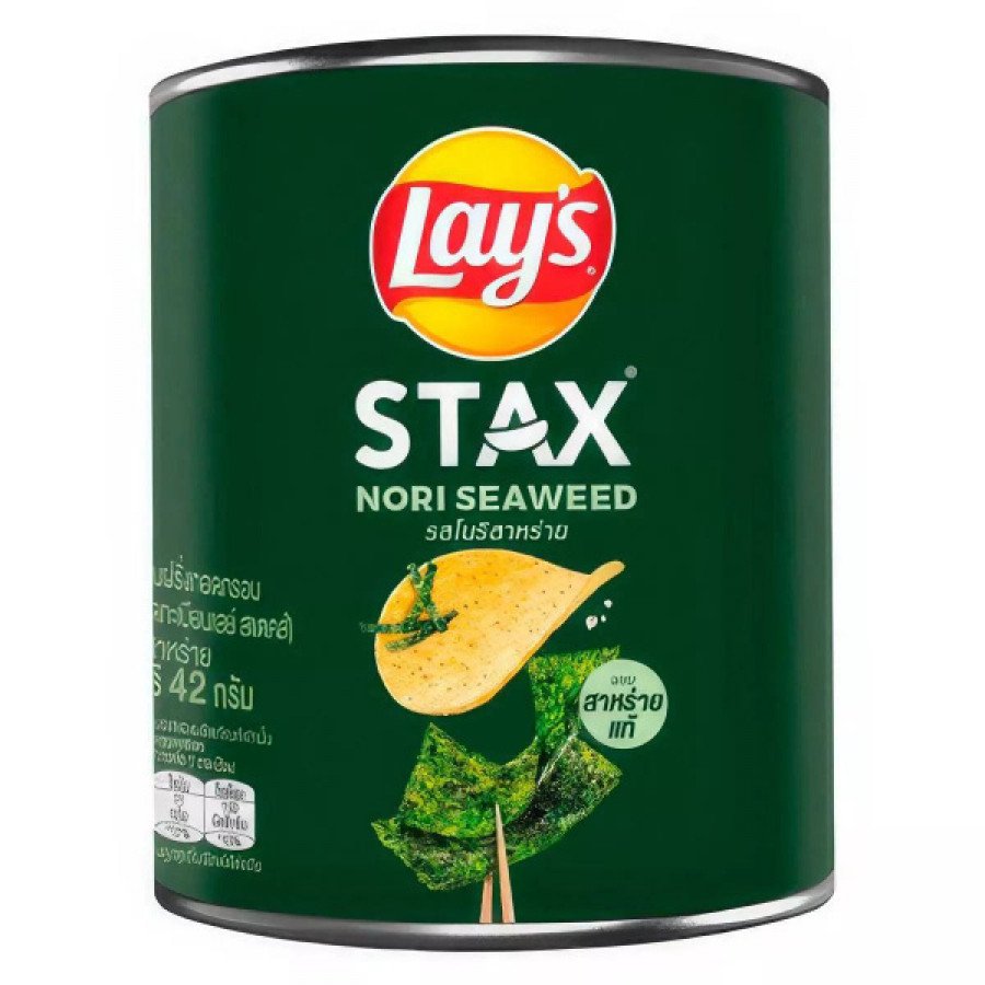 Фото и внешний вид — Лейс Stax Водоросли Нори 42г (24шт/уп)