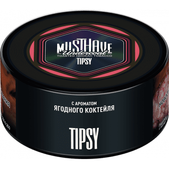 Табак для кальяна MUST HAVE 125гр - Tipsy (с ароматом Ягодного Коктейля)