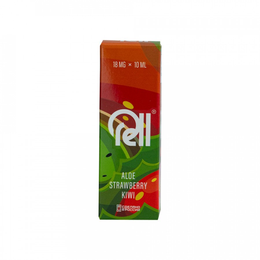 Фото и внешний вид — Жидкость RELL ORANGE SALT - Aloe Strawberry Kiwi (Алоэ киви клубника) 10мл 18мг