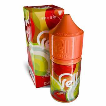 Жидкость RELL ORANGE SALT - Lime Strawberry (Лайм клубника) 28мл 0мг