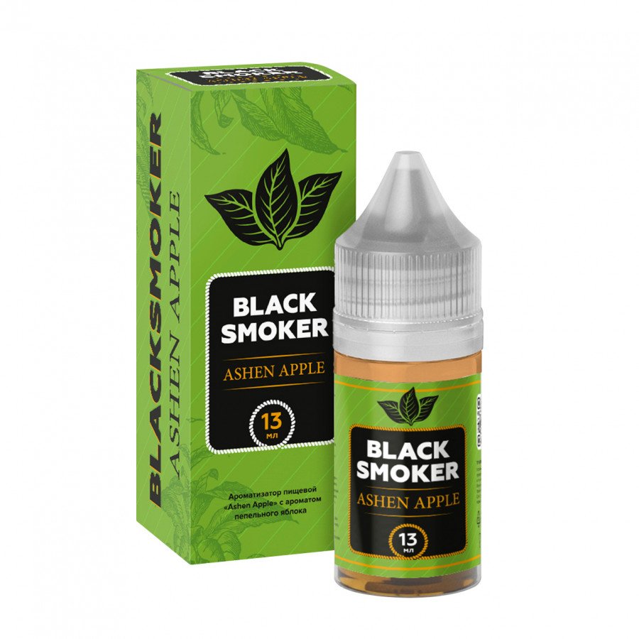 Фото и внешний вид — Конструктор BLACK SMOKER - Ashen Apple (Яблоко) 30мл 0мг
