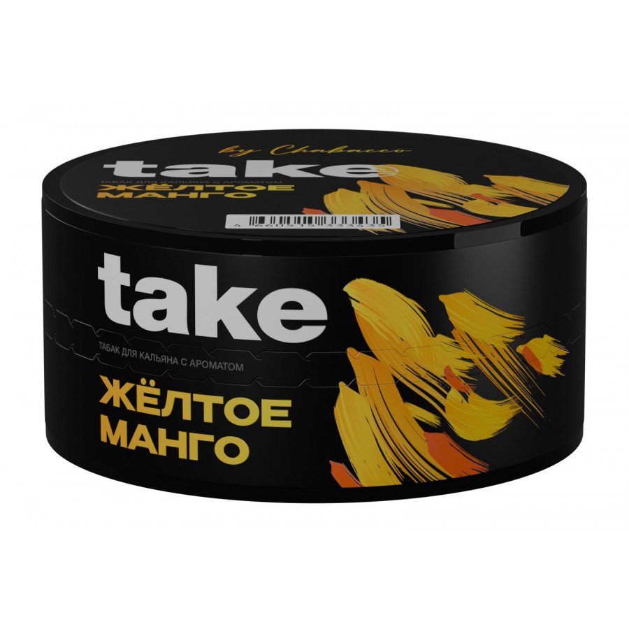 Фото и внешний вид — Табак для кальяна TAKE 25г - Yellow Mango (Желтое Манго)