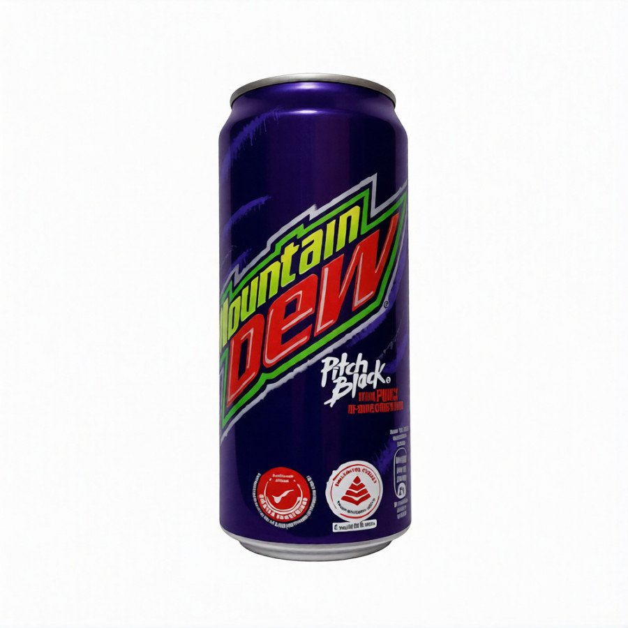 Фото и внешний вид — Mountain Dew - Pitch Black 320мл