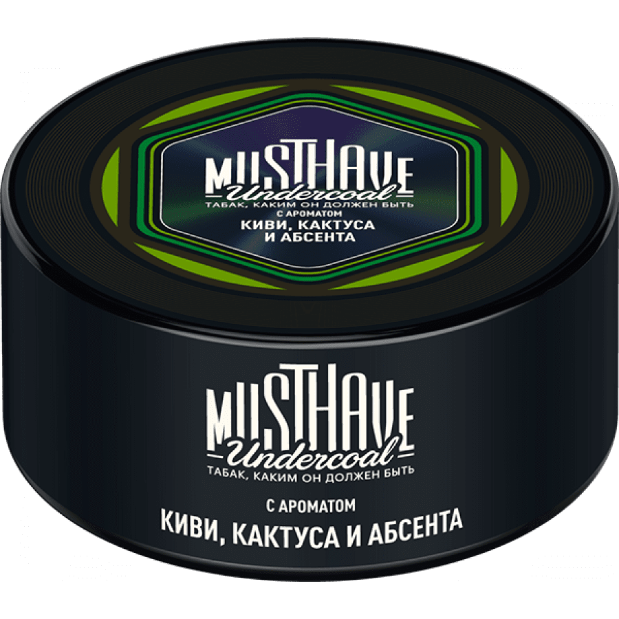 Фото и внешний вид — Табак для кальяна MUST HAVE 125г - с ароматом Киви, Кактуса и Абсента
