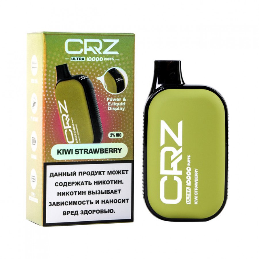 Фото и внешний вид — CRZ 10000 ULTRA - Киви Клубника (Kiwi Strawberry)