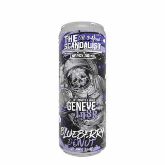 Энергетический напиток The Scandalist Energy Drink - Geneve 1988 (Черничный пончик) 330мл