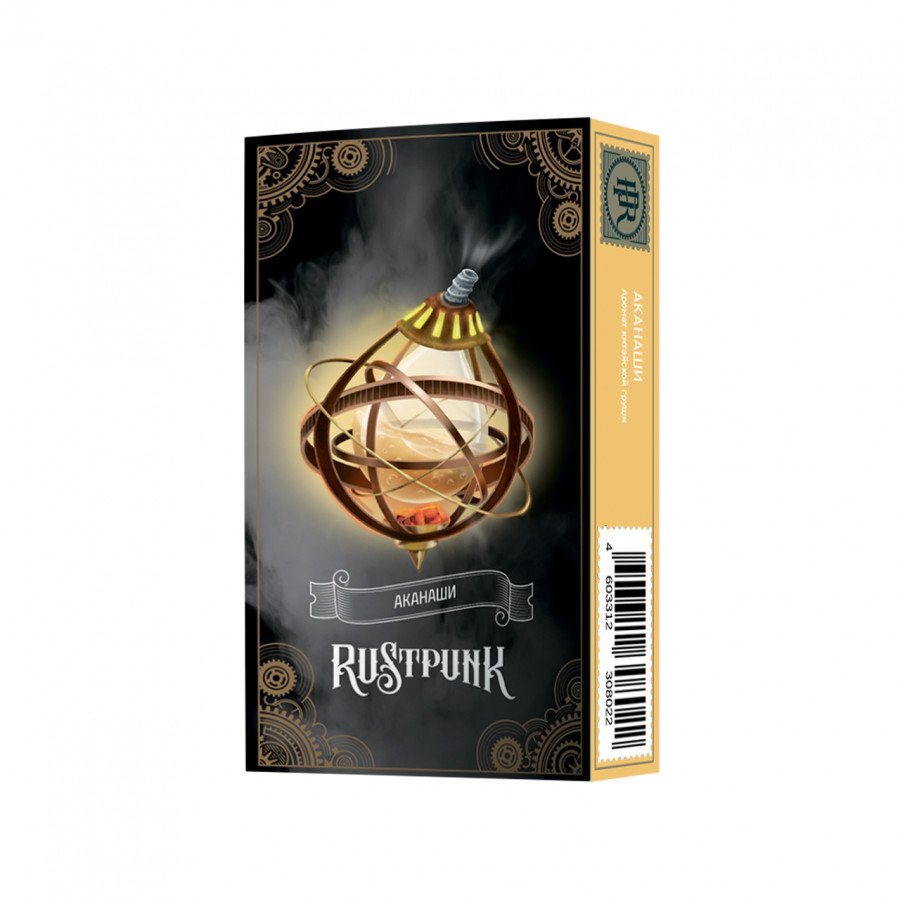 Фото и внешний вид — Табак для кальяна RUSTPUNK 40г - Аканаши (с ароматом китайской груши)