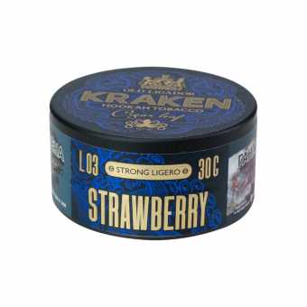 Табак для кальяна KRAKEN strong 30г - Клубника