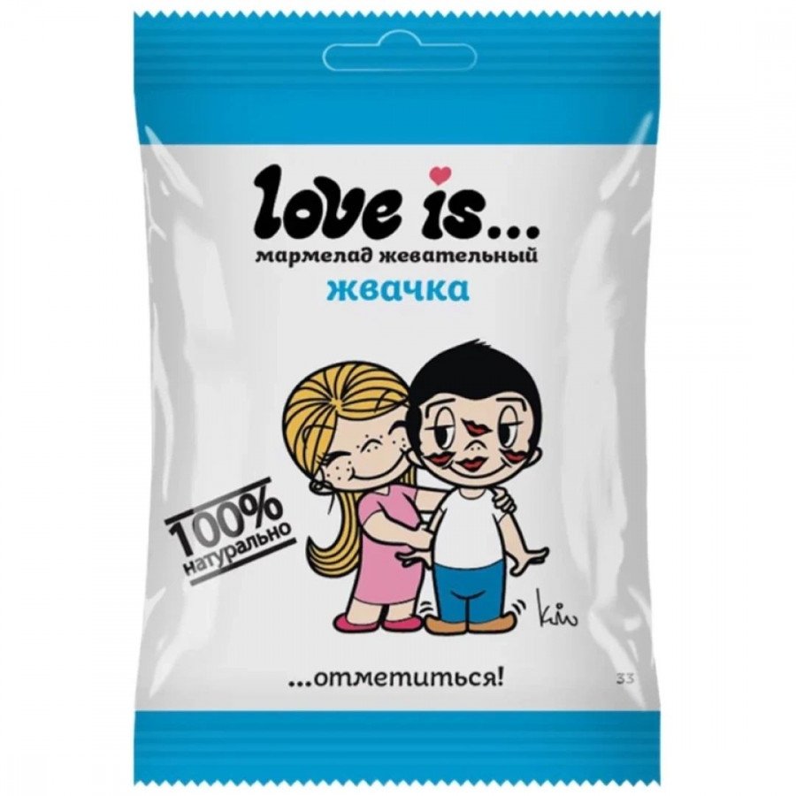 Фото и внешний вид — Мармелад LOVE IS ЖуйМиксик Жвачка 20г (20шт)*8