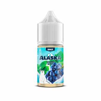 Жидкость ALASKA SALT - Grape Mint (Виноград с мятой) 30мл strong