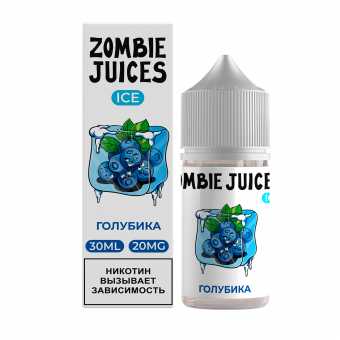 Жидкость ZOMBIE JUICES ICE SALT - Голубика 30мл 20мг