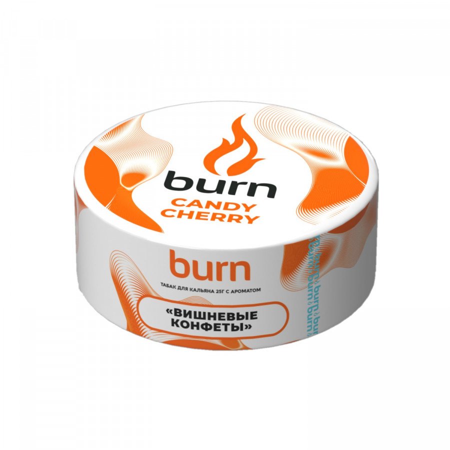 Фото и внешний вид — Табак для кальяна BURN 25г - Candy Cherry (Вишневые Конфеты)