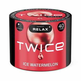 Табак для кальяна TWICE 40г - Ice Watermelon (Ледяной арбуз)