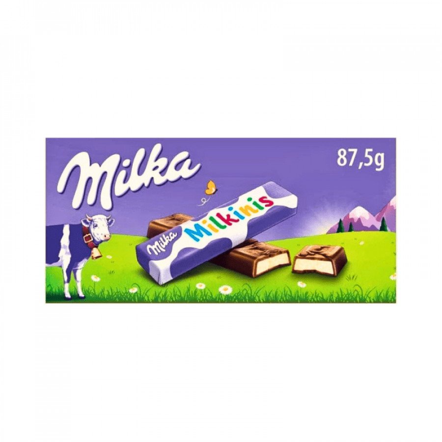 Фото и внешний вид — Милка Батончики 87,5гр Милкинис (20шт/уп)