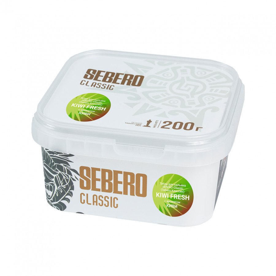 Фото и внешний вид — Табак для кальяна SEBERO 200г - Kiwi Fresh (Киви)