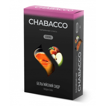 Смесь для кальяна Chabacco 50гр strong - Belgian Cider (Бельгийский Сидр)