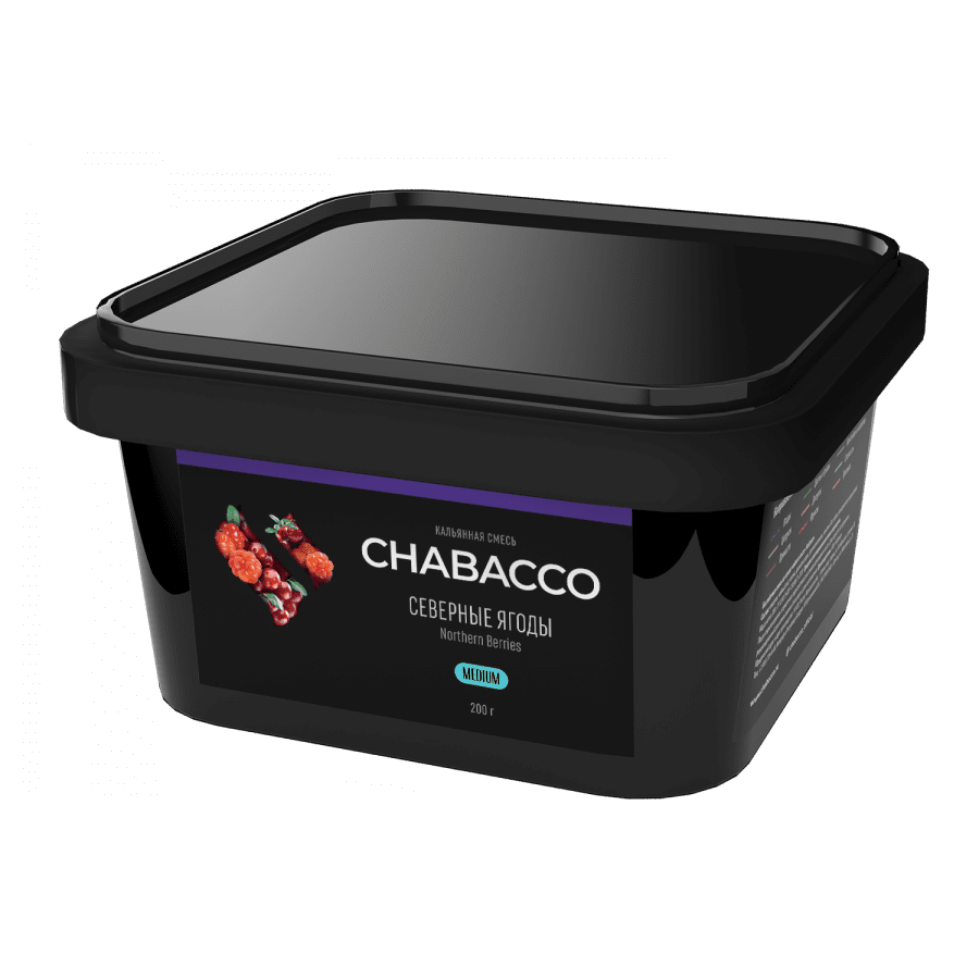 Фото и внешний вид — Смесь для кальяна Chabacco 200г medium - Northern Berries (Северные ягоды)