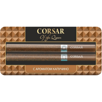 Сигариллы Corsar Mini of the Queen Cappuccino (2 шт/блистере)