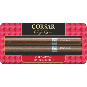 Сигариллы Corsar Mini of the Queen Cherry Sweets (2 шт/блистере)