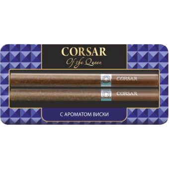 Сигариллы Corsar Mini of the Queen Scotch Whiskey (2 шт/блистере)