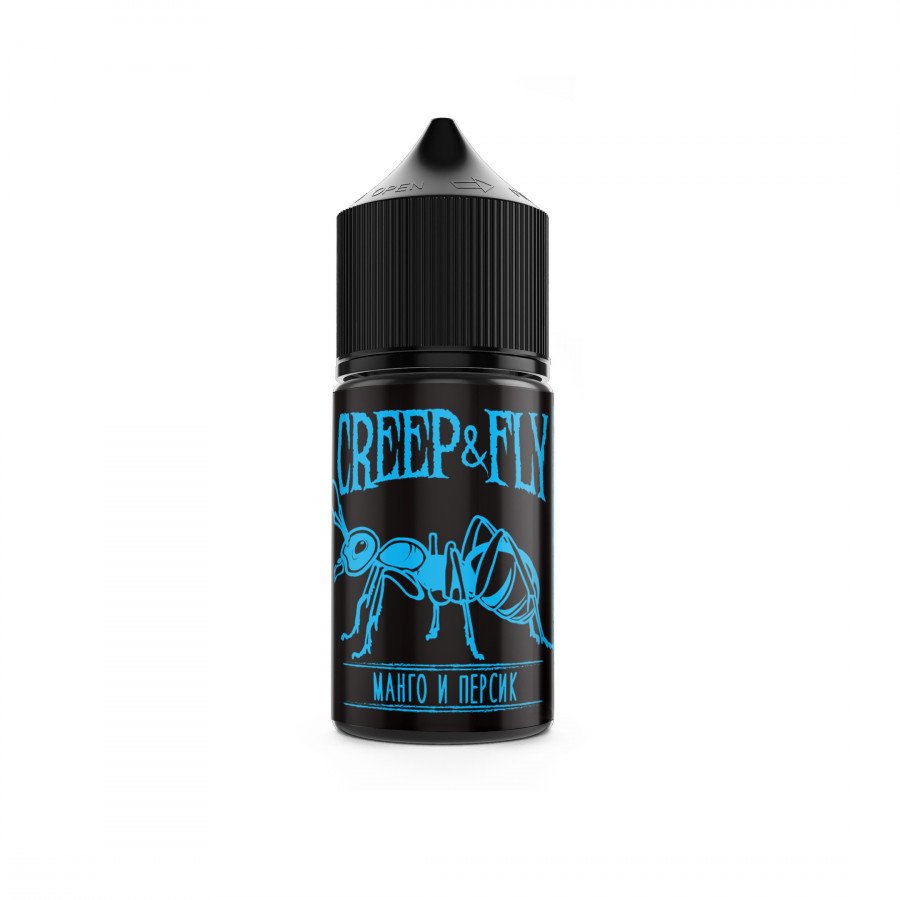 Фото и внешний вид — Жидкость CREEP&FLY SALT - Манго Персик 30мл 0мг
