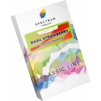 Табак для кальяна SPECTRUM CL - Basil Strawberry (Базилик клубника) 40гр
