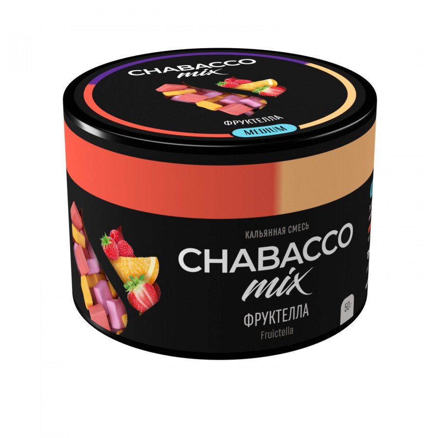 Фото и внешний вид — Смесь для кальяна Chabacco 50гр medium - Fruictella (Фруктелла)