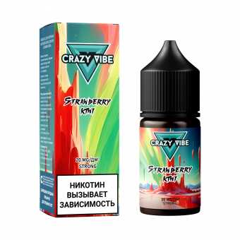 Жидкость CRAZY VIBE SALT - Strawberry Kiwi (Клубника Киви) 30мл strong