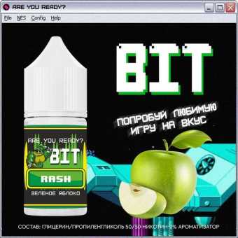 Жидкость BIT SALT - Rash (Зеленое яблоко) 30мл 20мг