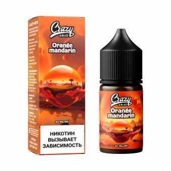 Жидкость CRAZY CHILL SALT - Orange Tangerine (Апельсин Мандарин) 30мл 20мг