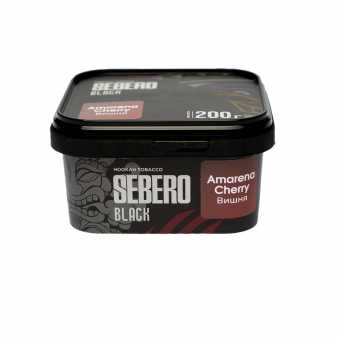 Табак для кальяна SEBERO BLACK 200г - Amarena Cherry (Вишня)
